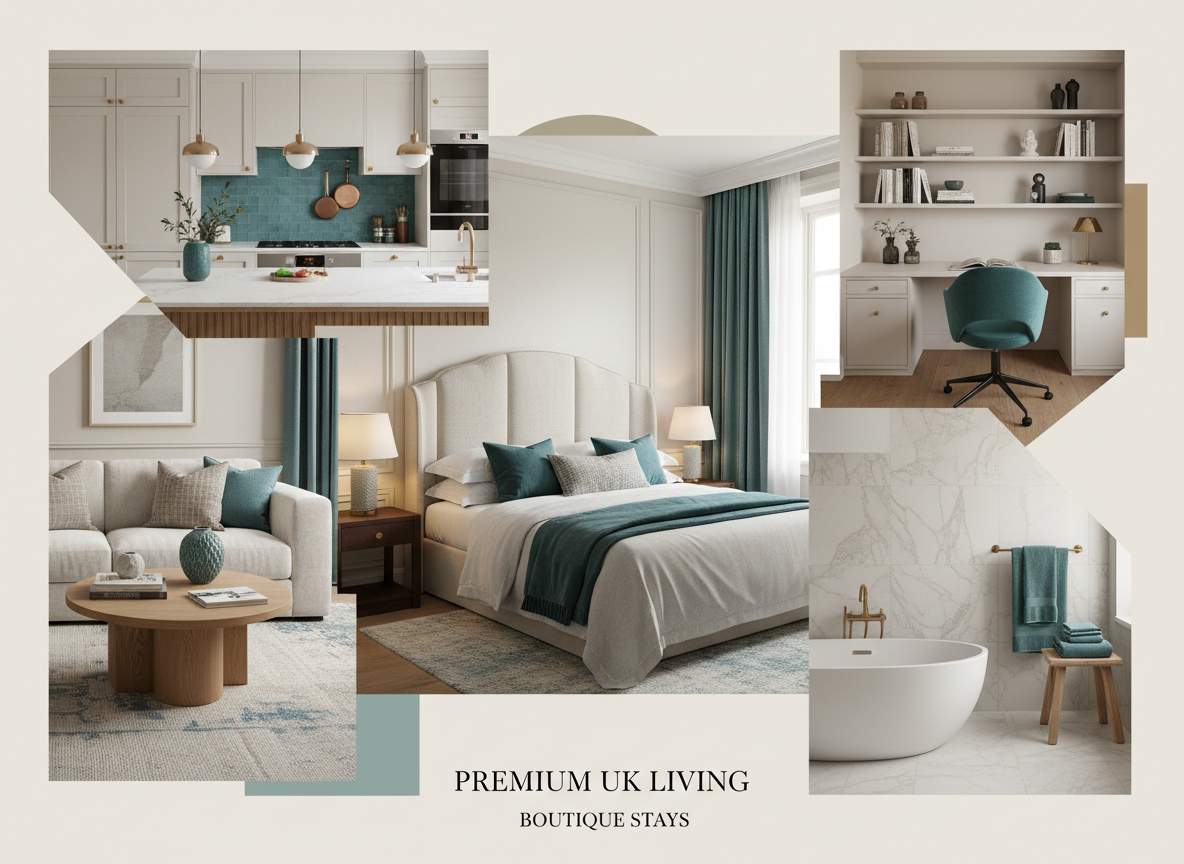 Stylish hotel and residential interiors representing projects across the UK